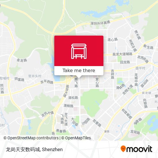 龙岗天安数码城 map