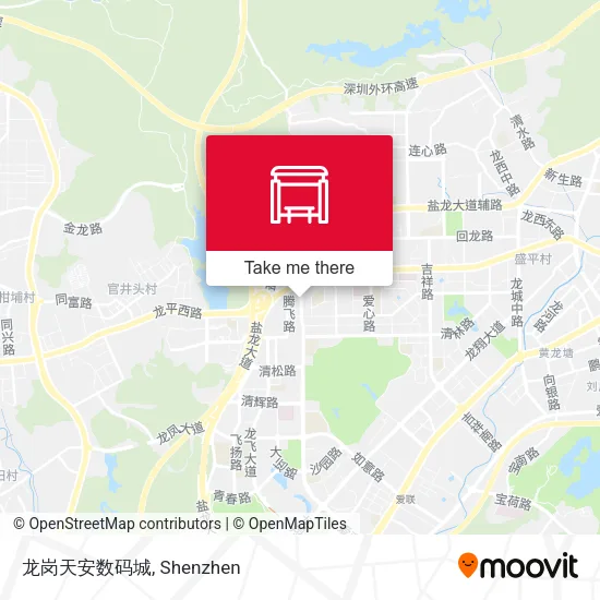 龙岗天安数码城 map