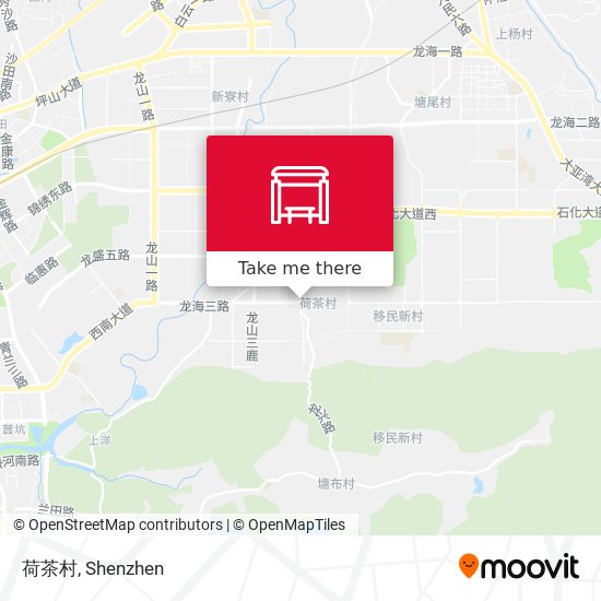 荷茶村 map