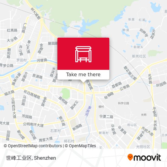 世峰工业区 map
