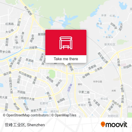 世峰工业区 map