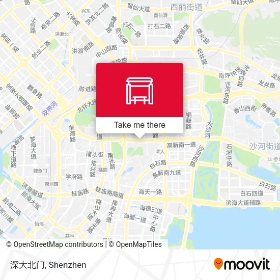 深大北门 map