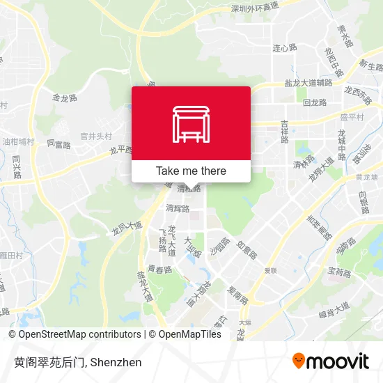 黄阁翠苑后门 map