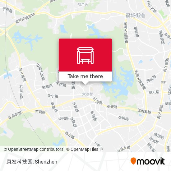 康发科技园 map
