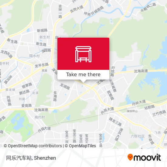 同乐汽车站 map