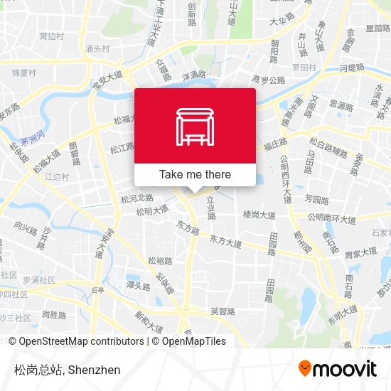 松岗总站 map