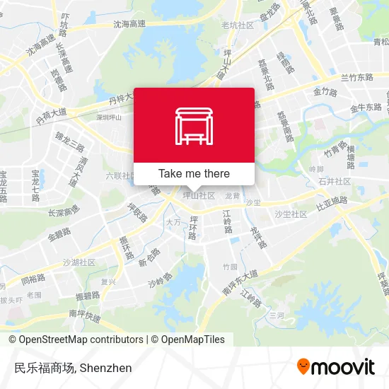 民乐福商场 map