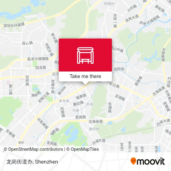 龙岗街道办 map