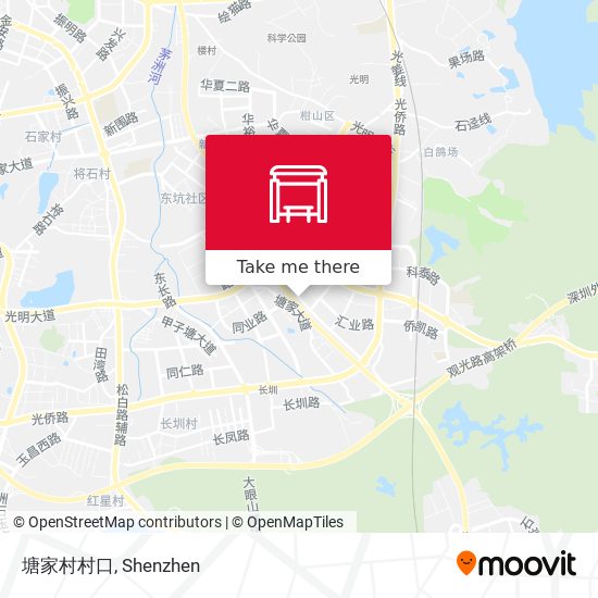 塘家村村口 map