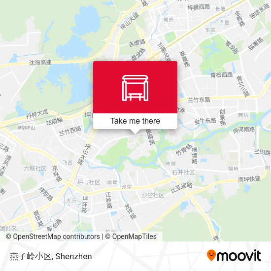 燕子岭小区 map