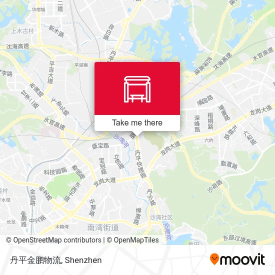 丹平金鹏物流 map