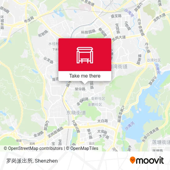 罗岗派出所 map