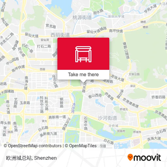 欧洲城总站 map