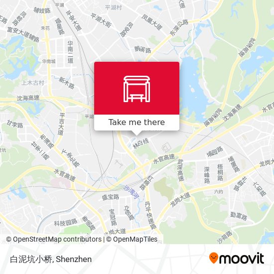 白泥坑小桥 map