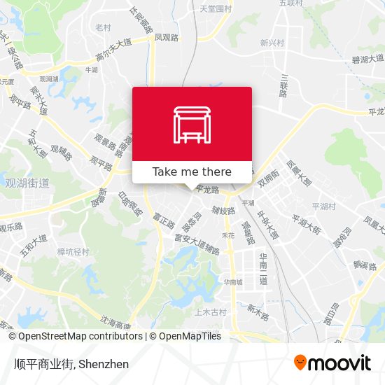 顺平商业街 map