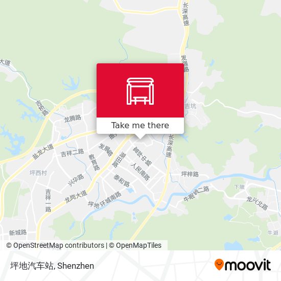 坪地汽车站 map