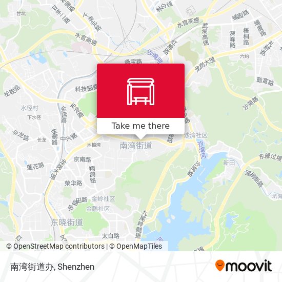 南湾街道办 map