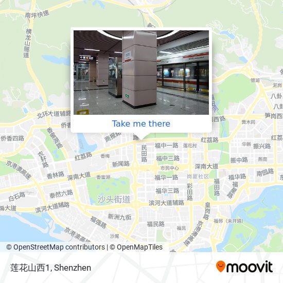 莲花山西1 map