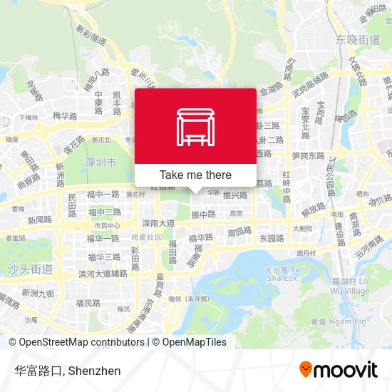 华富路口 map
