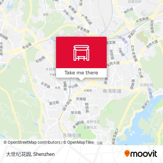 大世纪花园 map