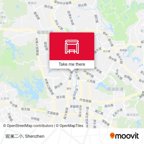 观澜二小 map