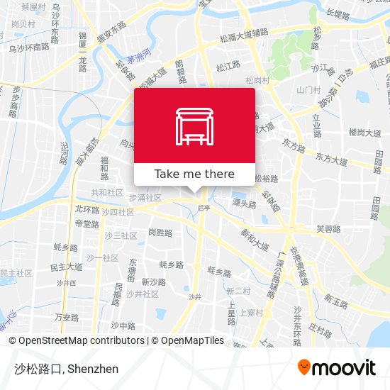 沙松路口 map