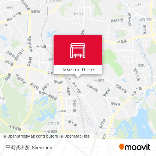 平湖派出所 map