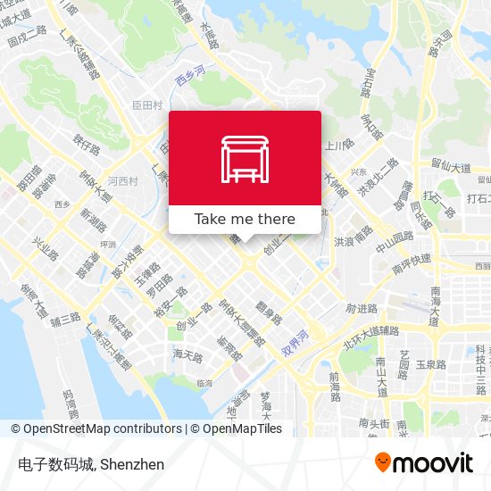电子数码城 map