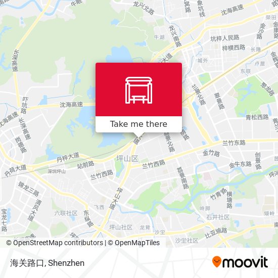 海关路口 map