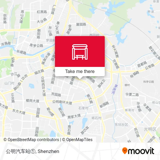 公明汽车站① map