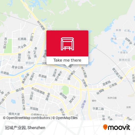 冠城产业园 map