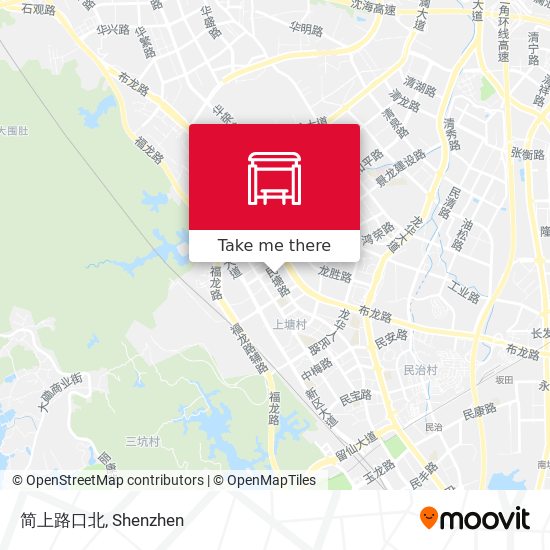 简上路口北 map