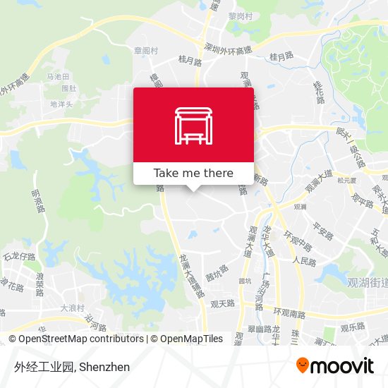 外经工业园 map