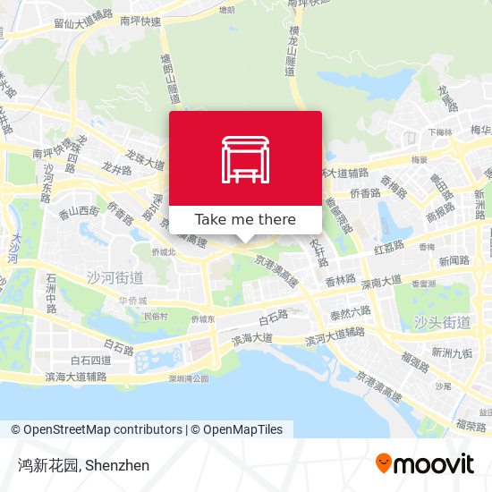 鸿新花园 map