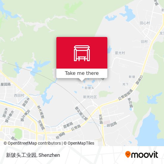新陂头工业园 map