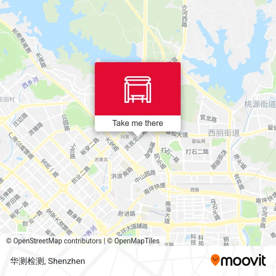 华测检测 map