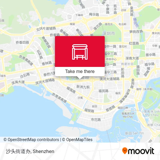 沙头街道办 map