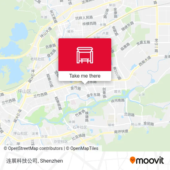 连展科技公司 map