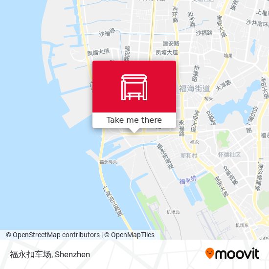福永扣车场 map