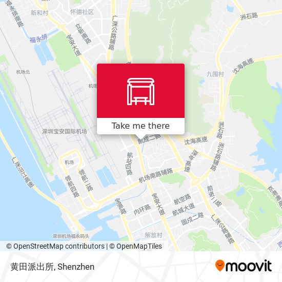 黄田派出所 map