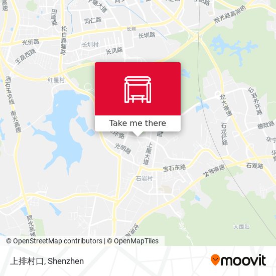 上排村口 map