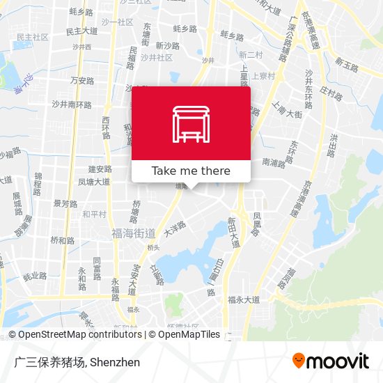 广三保养猪场 map
