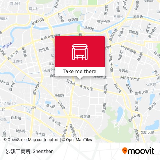 沙溪工商所 map