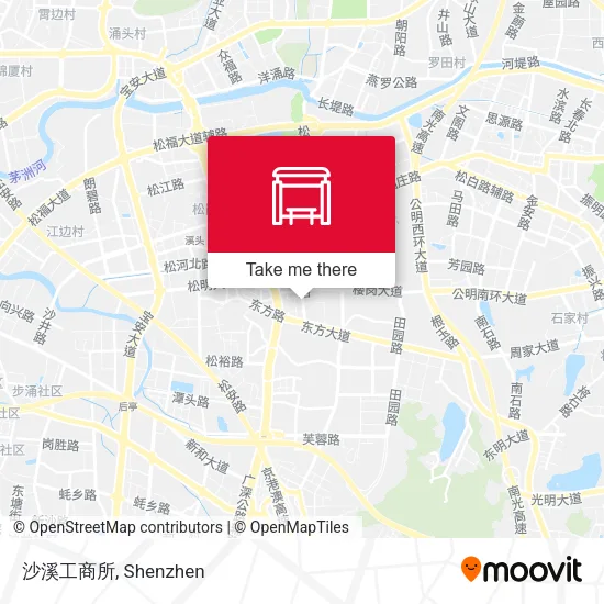 沙溪工商所 map