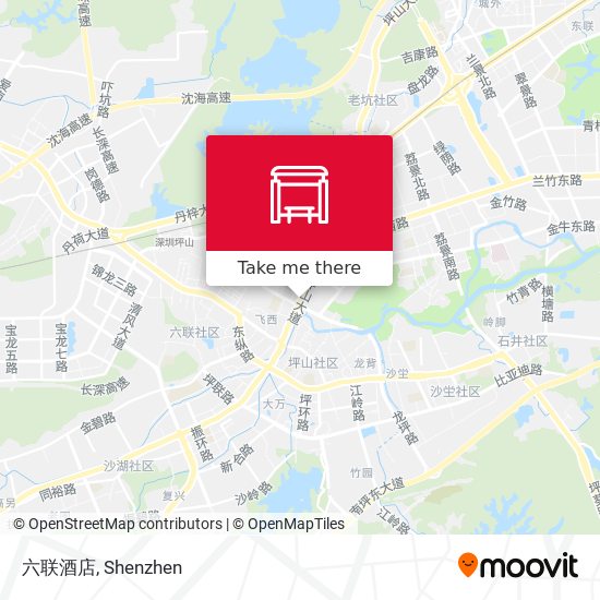 六联酒店 map