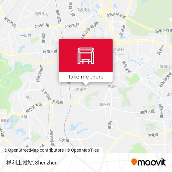 祥利上城站 map