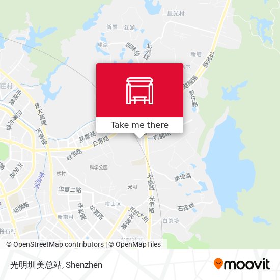 光明圳美总站 map