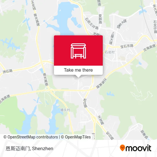 恩斯迈南门 map