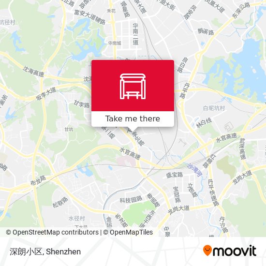 深朗小区 map