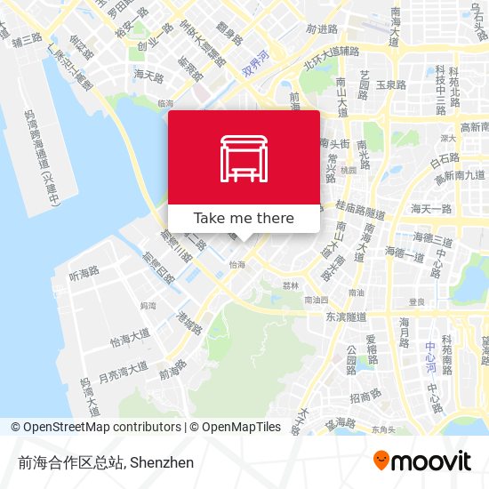 前海合作区总站 map